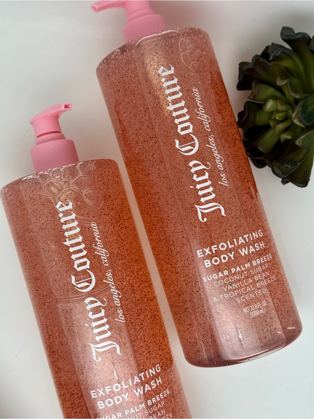 JUICY COUTURE EXFOLIATING BODY WASH COCONUTSUGAR VANILLA BEAN TROPICAL BREEZE 1p